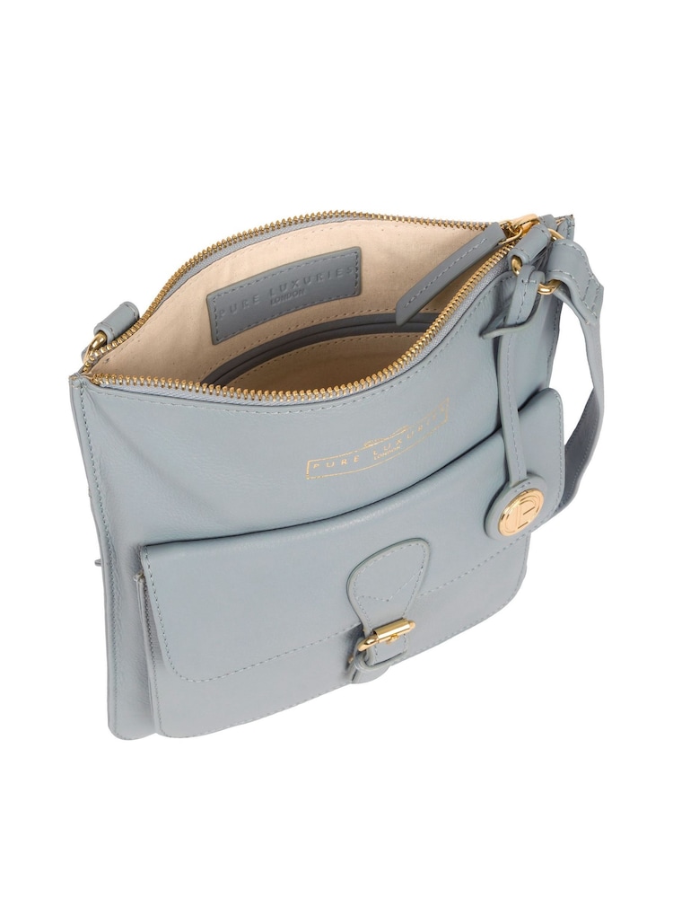 Pure Luxuries London Kenley Leather Cross-Body Bag - Image 4 of 6