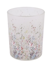 Laura Ashley Pointon Fields Glass Hurricane Candle Holder - Image 3 of 4