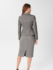 Hobbs Black/White Daniella Jacket - Image 2 of 4
