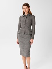 Hobbs Black/White Daniella Jacket - Image 3 of 4