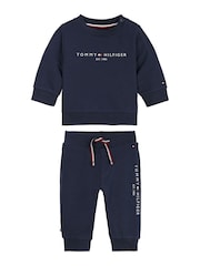 Tommy Hilfiger Blue Baby Essential Two Piece Set - Image 1 of 2