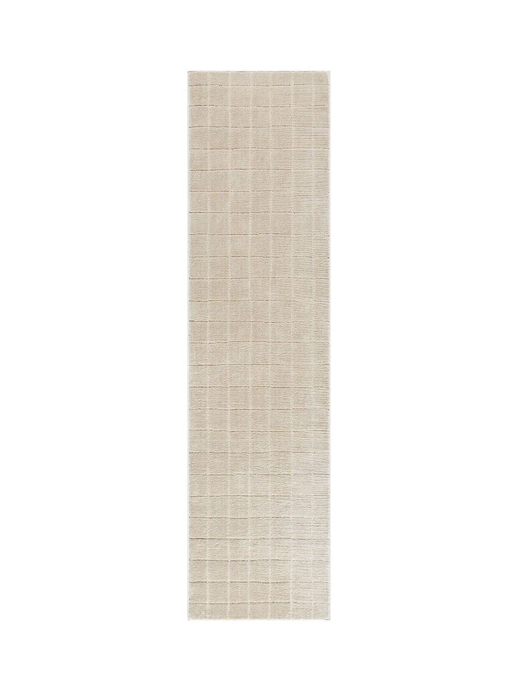 LIVABLISS Beige Cascade Textured Home Modern High Pile Runner - Image 6 of 6