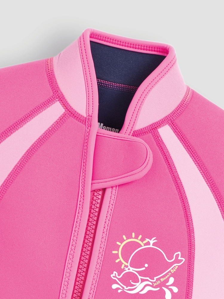 Fuchsia-roze - JoJo Maman Bébé Junior Wetsuit - Image 2 of 4