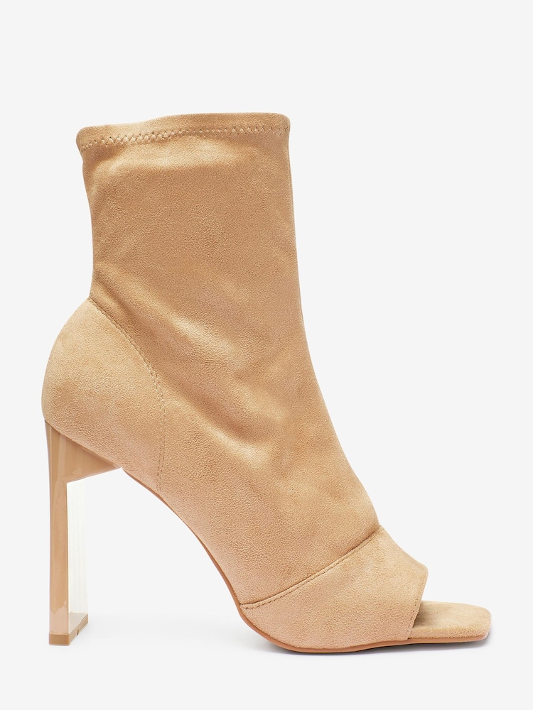 River Island Brown Open Tie Boots - Image 1 of 1