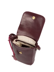 Conkca Buzz Leather Cross-Body Phone Bag - Image 4 of 5