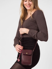 Conkca Buzz Leather Cross-Body Phone Bag - Image 5 of 5