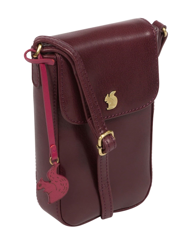 Conkca Buzz Leather Cross-Body Phone Bag - Image 5 of 5