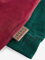 Red Colourblock Corduroy Shirt (3mths-7yrs) - Image 9 of 9