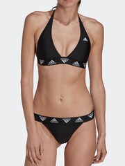 adidas Black Sportswear Swim Neckholder Bikini - Image 4 of 7