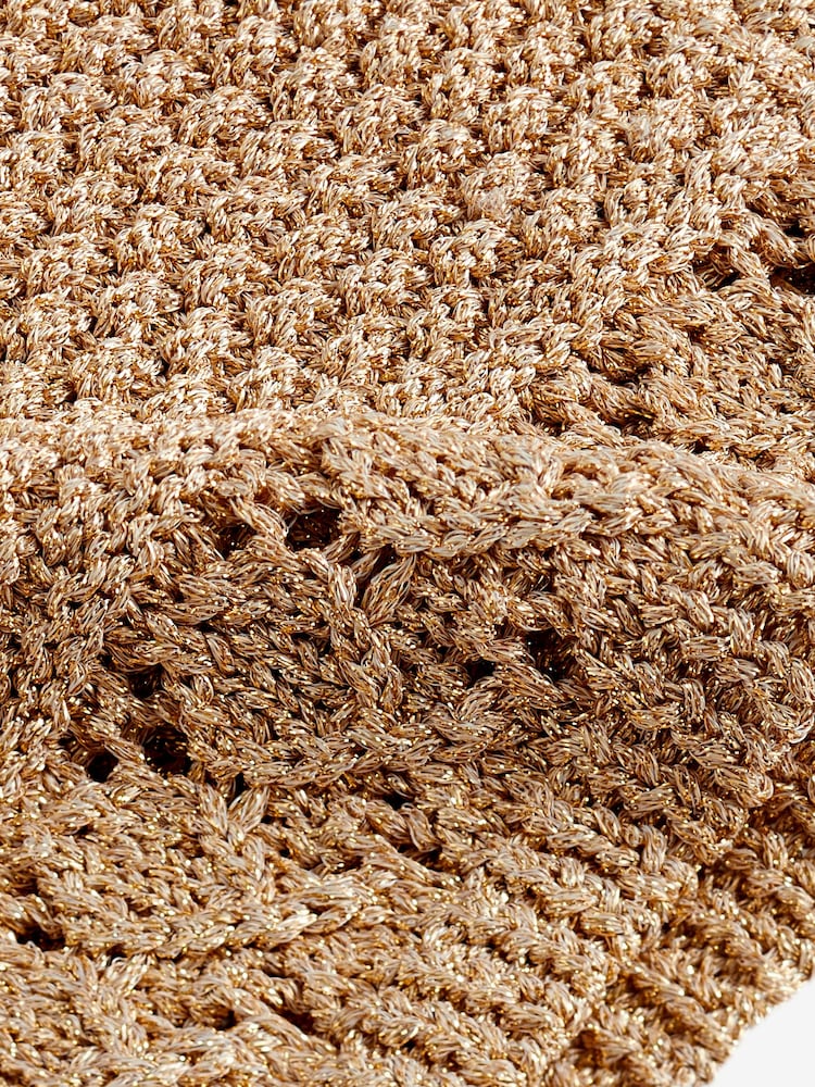 Gold Stitch Cropped Vest - Image 6 of 6