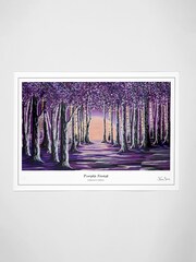 Steven Brown Art Purple Forest A3 Collector's Edition Print - Image 2 of 2