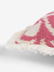 Ikat Jacquard Geo Fringe 100% Bombaž 50 x 50cm Blazina - Slika 2 iz 5