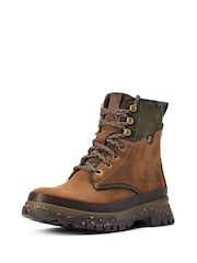 Ariat Moresby Waterproof Shoret Lace-Up Hiking Brown Boots - Image 4 of 6
