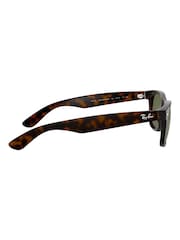 Schildpatt, Braun - Ray-Ban New Kleine Wayfarer-Sonnenbrille - Bild 2 von 14