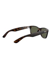 Schildpatt, Braun - Ray-Ban New Kleine Wayfarer-Sonnenbrille - Bild 3 von 14