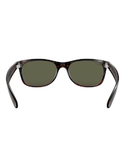 Schildpatt, Braun - Ray-Ban New Kleine Wayfarer-Sonnenbrille - Bild 5 von 14