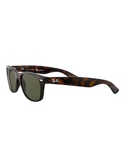Schildpatt, Braun - Ray-Ban New Kleine Wayfarer-Sonnenbrille - Bild 9 von 14