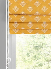 Laura Ashley Yellow Lady Fern Made To Measure Roman Blinds - Image 2 of 6