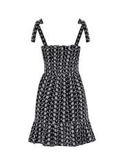 Pour Moi Black Hannah 100% Cotton Embroider Dress - Image 5 of 5