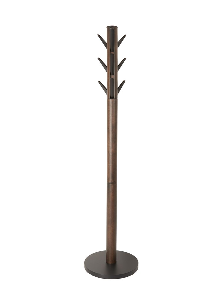 Umbra Dark Brown Flapper Wooden Coat Rack - Image 3 of 4