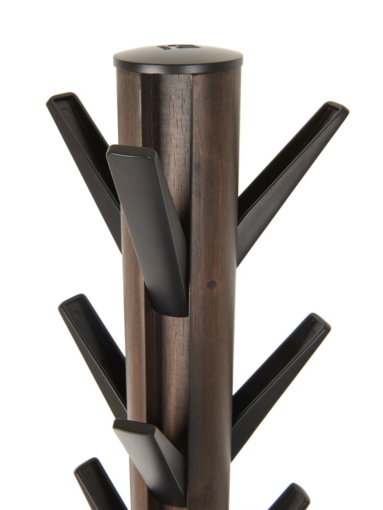 Umbra Dark Brown Flapper Wooden Coat Rack - Image 4 of 4