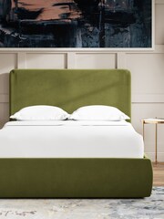 Swoon Easy Velvet Fern Green Brockham Divan Bed - Image 2 of 8