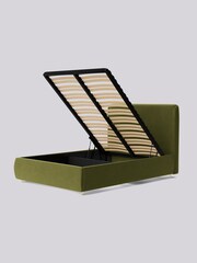Swoon Easy Velvet Fern Green Brockham Divan Bed - Image 6 of 8