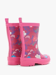 Hatley Purple Tiny Flowers Matte Rain Boots - Image 2 of 3
