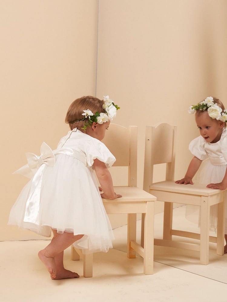 Angel & Rocket - Taffeta babyjurkje met strik - Image 4 of 7