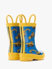Hatley Construction Trucks Rain Boots with Handles - Slika 2 od 3