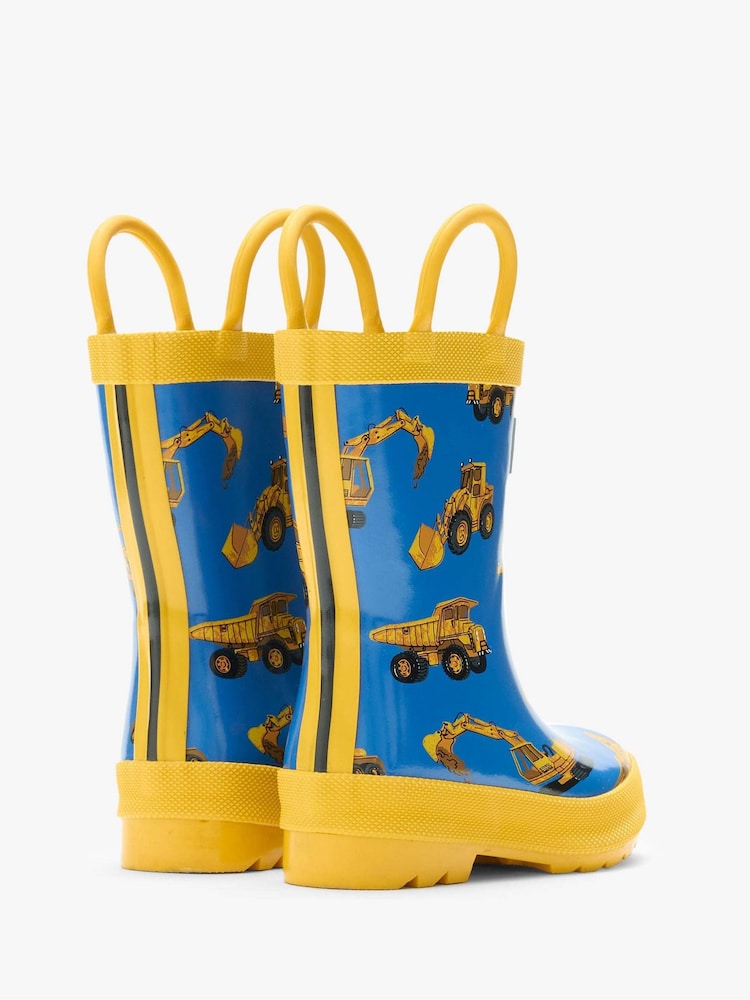 Hatley Construction Trucks Rain Boots with Handles - Slika 2 od 3 Hatley Construction Trucks Rain Boots with Handles - Slika 2 od 3