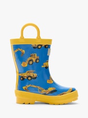 Hatley Construction Trucks Rain Boots with Handles - Slika 3 od 3
