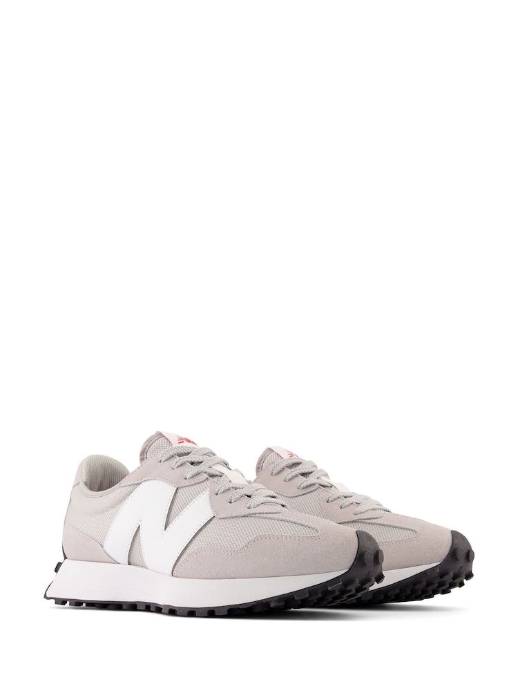 New Balance Grey Mens 327 Trainers - Image 6 of 13