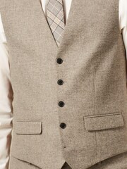 Natural Italian Wool Blend Undyed Suit Waistcoat - Image 3 of 7