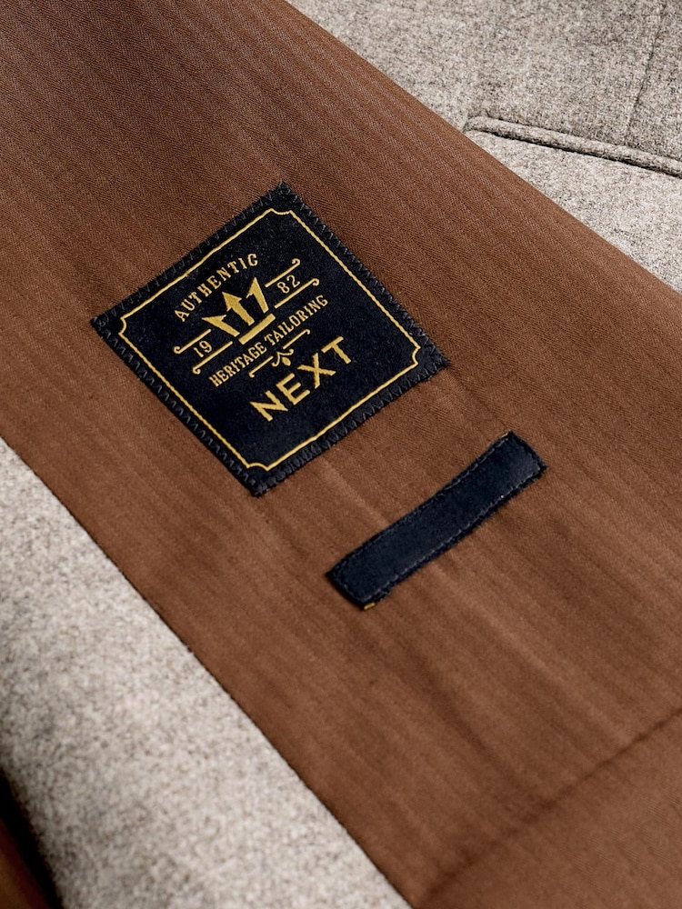 Natural Italian Wool Blend Undyed Suit Waistcoat - Image 7 of 7