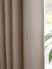 Natural Soft Crinkle Blackout Eyelet Blackout/Thermal Curtains - Image 7 of 8