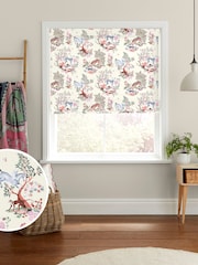 Cath Kidston Cream Magical Kingdom Made to Measure Roman 100% Cotton Blinds - Image 1 of 6