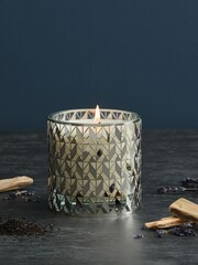 Silver Midnight Patchouli & Amber Single Wick Scented Candle - Image 1 of 3