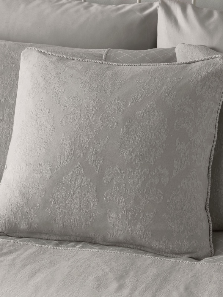 D&D Silver Rosana Square Cushion - Image 1 of 2 D&D Silver Rosana Square Cushion - Image 1 of 2