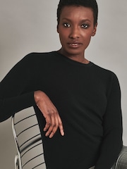 Pure Collection Cashmere Crew Neck Sweater - Image 2 of 5