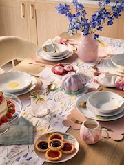 Pink Confetti Cloche Cake Glass Stand - Image 3 of 5