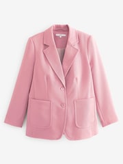 Pink Tailored Pocket Detail Single Breasted Blazer - Image 6 of 6