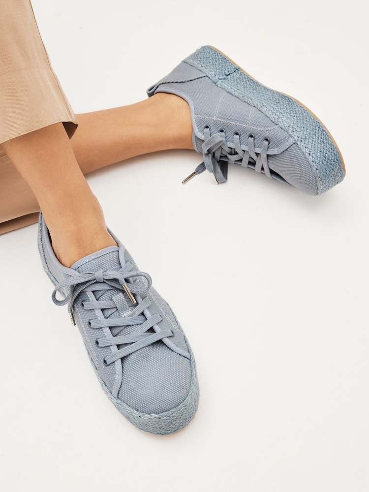 Blau - Forever Comfort® Turnschuhe im Espadrilles-Design mit dicker Sohle - Bild 1 von 6 Blau - Forever Comfort® Turnschuhe im Espadrilles-Design mit dicker Sohle - Bild 1 von 6