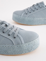 Blau - Forever Comfort® Turnschuhe im Espadrilles-Design mit dicker Sohle - Bild 5 von 6