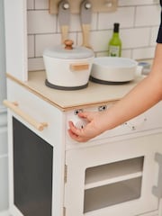 JoJo Maman Bébé White Camden Wooden Play Kitchen - Image 3 of 12