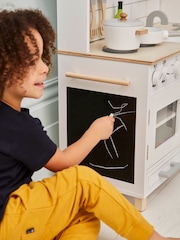 JoJo Maman Bébé White Camden Wooden Play Kitchen - Image 6 of 12