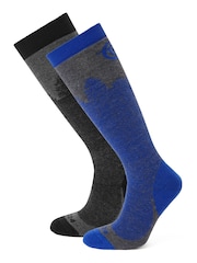 Tog 24 Blue Aprica Ski Socks 2 Packs - Image 1 of 2