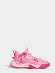 adidas Pink Harden Stepback 3 Trainers - Image 1 of 7