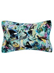 Harlequin Green Dance Of Adornment Pillowcase - Image 4 of 4