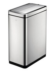 EKO Silver Stainless Steel Sensor Recycling 20+20 Litres Bin - Image 2 of 4